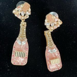 BaubleBar pink champagne drop earrings